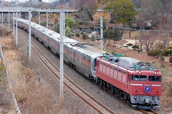 常磐線でE26系「カシオペア」を使用した団体臨時列車運転