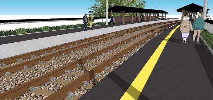 JR九州，福北ゆたか線 城戸南蔵院前駅のリニューアルが完了