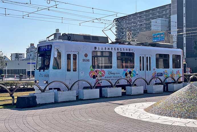 鹿児島市交通局でディズニーのラッピング車両を運転