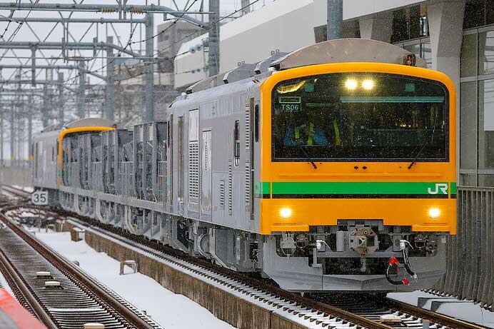 GV-E197系TS06編成が試運転を実施