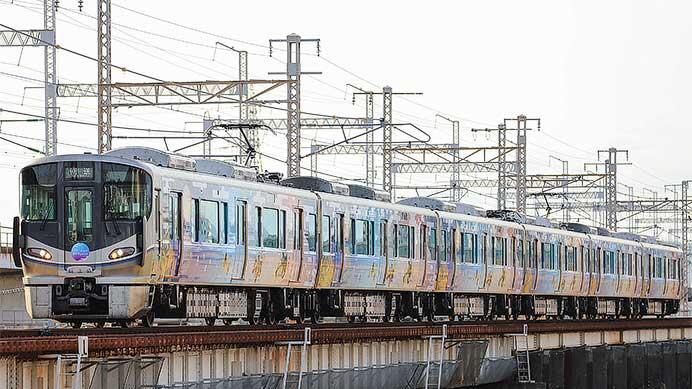 225系L10編成に「びわこおおつ 紫式部とれいん」ラッピング