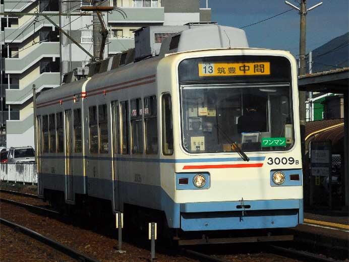 筑豊電鉄3000形に「黄電」塗装を復刻