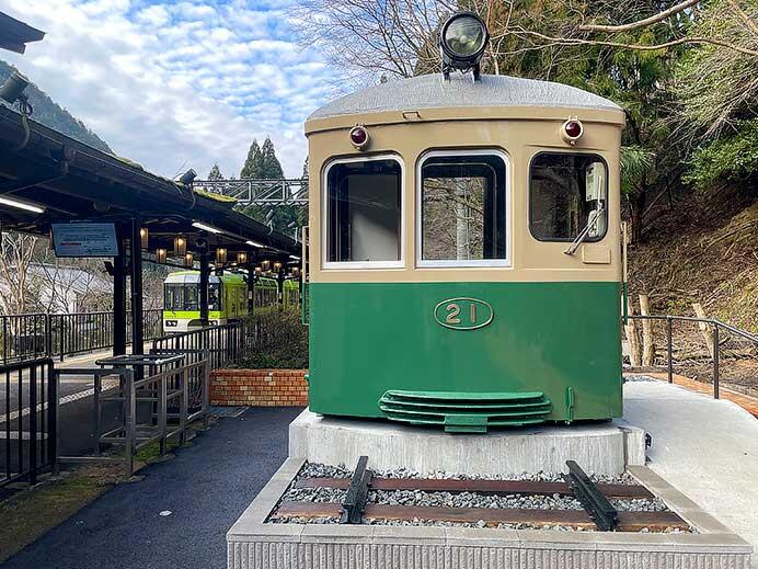 鞍馬駅のデナ21カットボディが再公開される