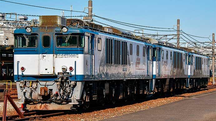 EF64 1003，EF64 1008，EF64 1010が愛知機関区の解体線入り