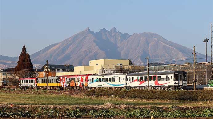 南阿蘇鉄道MT-2003AとMT-3001のラストランツアーが開催される