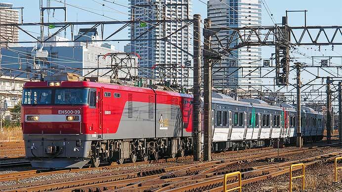 阿武隈急行AB900系4両が甲種輸送される