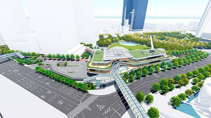 JR西日本，大阪駅（うめきたエリア）地上部の施設名称は「うめきたグリーンプレイス」に