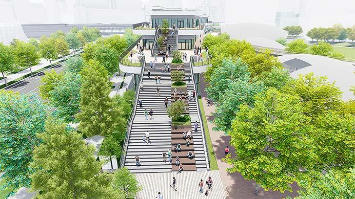 JR西日本，大阪駅（うめきたエリア）地上部の施設名称は「うめきたグリーンプレイス」に