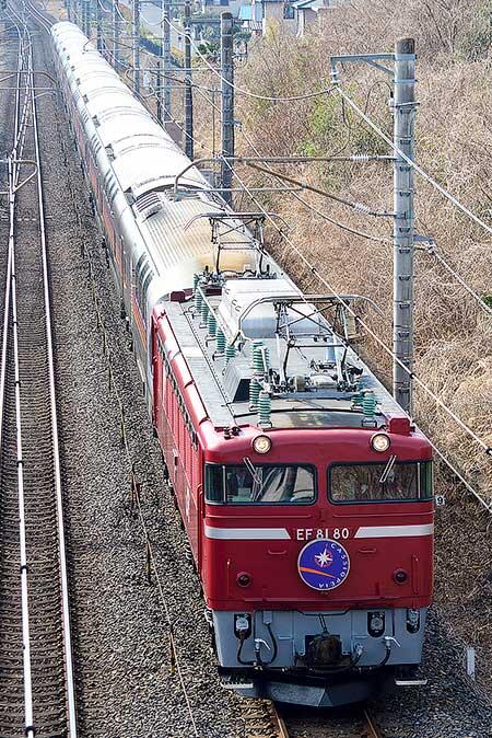 「カシオペア紀行」をEF81 80がけん引