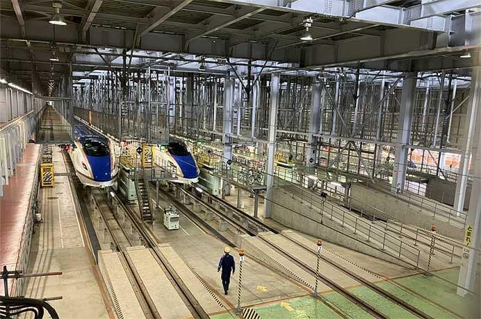 「新幹線 見学エリア」