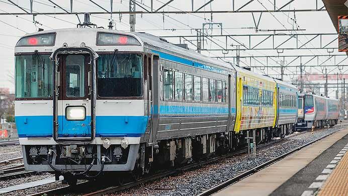 特急“いしづち”の一部列車をキハ185系，N2000系が代走