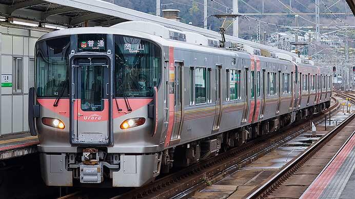 227系500番代に「ファジ丸」マーク