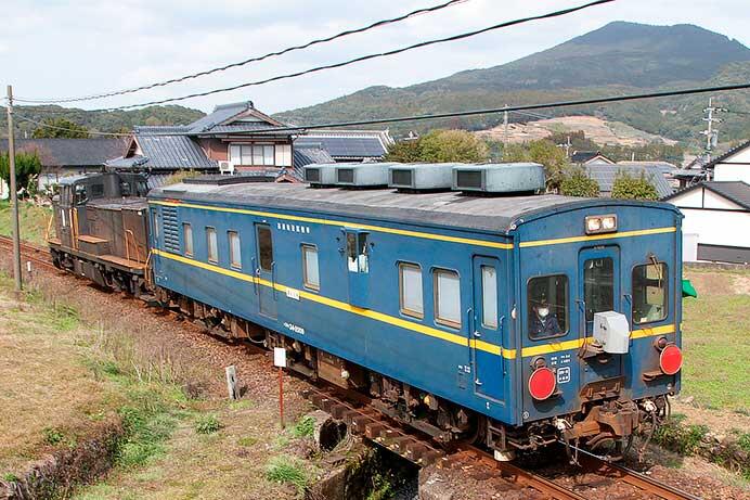 松浦鉄道でマヤ34 2009による検測