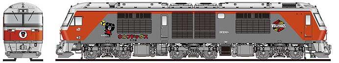 JR貨物，愛知機関区DF200形に「ウルフドッグス名古屋」のラッピングを実施