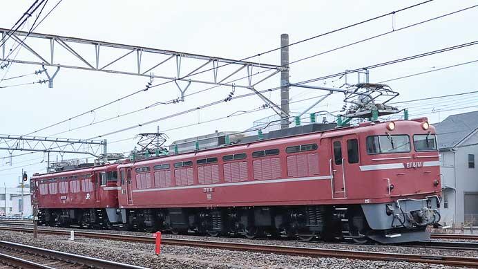 ED75 758が返却される