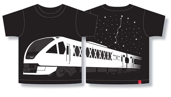 「東武特急スペーシアX×OJICO Tシャツ」を発売