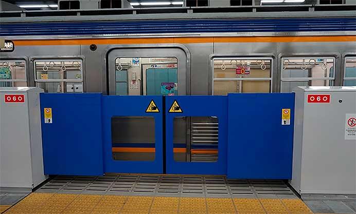 南海・泉北高速，中百舌鳥駅4番線ホームのホームドアを3月12日から稼働開始