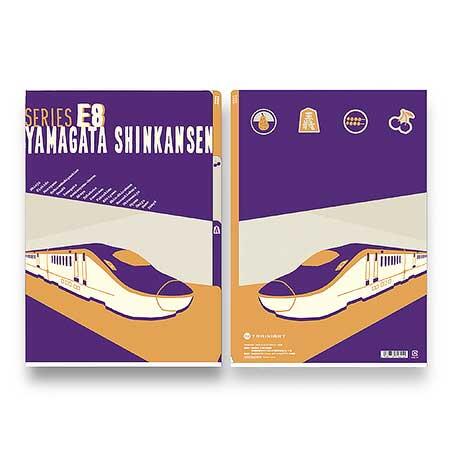 TRAINIART 3ポケットクリアフォルダー E8系