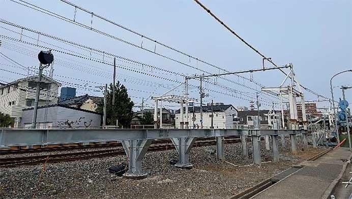 JR東日本，越後線 上所駅の外壁カラーが決定