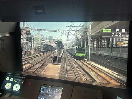 E235シミュレータモニター画面