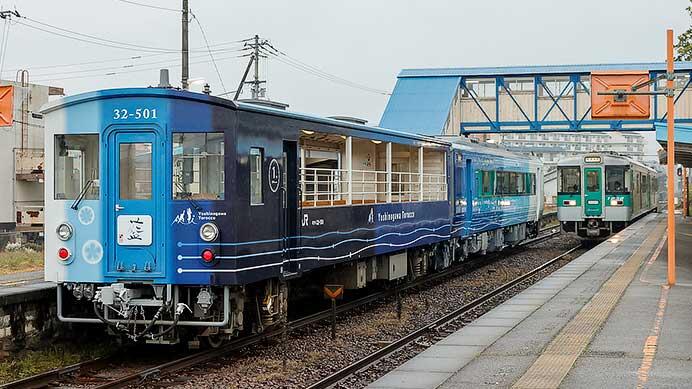 “藍よしのがわトロッコ”が今季の運転を開始
