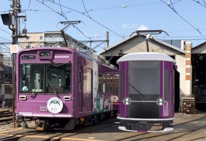 嵐電，新形車両「KYOTRAM」を紹介する専用SNSを開設
