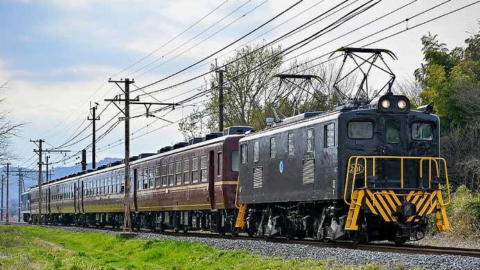 “SLパレオエクスプレス”をデキが代走けん引