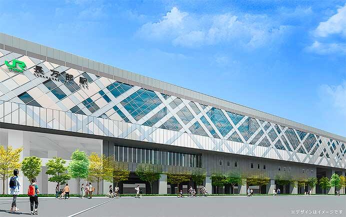 JRTT,北海道新幹線 長万部駅デザイン推薦書を長万部町から受領