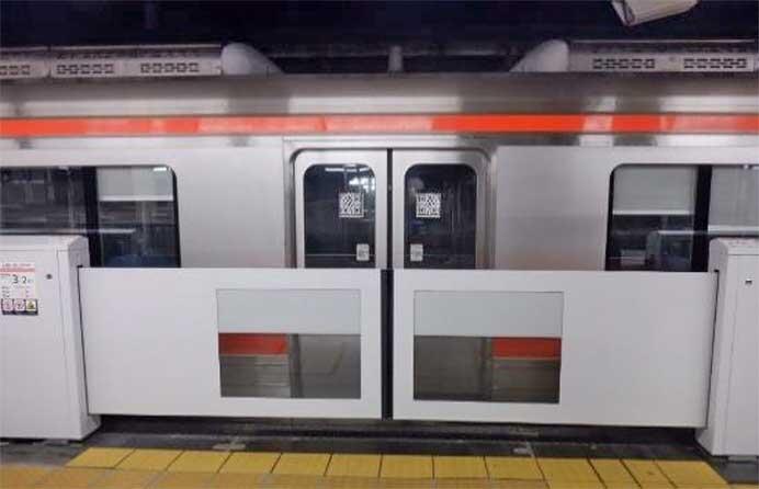 JR東海，名古屋駅5番線ホームのホーム可動柵を6月14日から使用開始