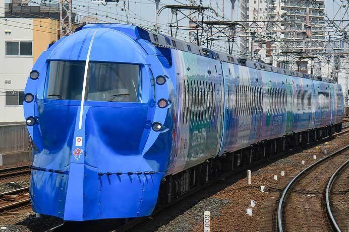 南海「ラピート」第1編成に 「大阪・関西万博」ラッピング