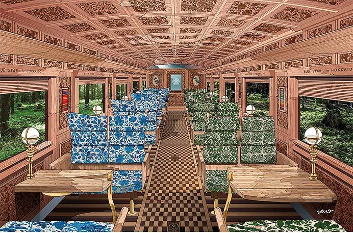 JR北海道，新たな観光列車「赤い星」・「青い星」を導入