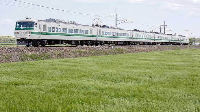 臨時特急“あしかが大藤まつり”，185系C1編成で運転