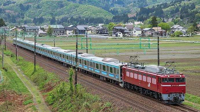 E231系800番代ミツK7編成が出場