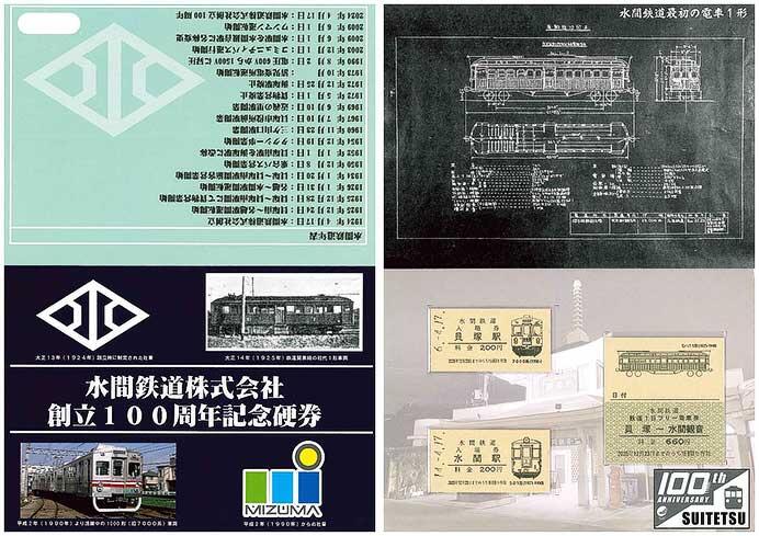 「水間鉄道株式会社創立100周年記念硬券」発売
