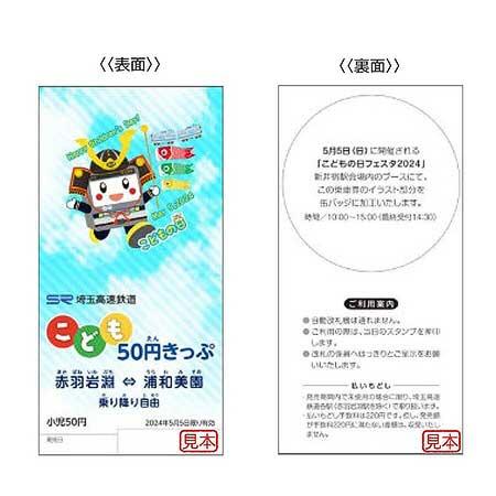 「こども50円きっぷ」