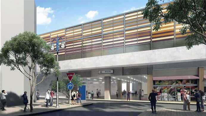 東急東横線・目黒線 新丸子駅のリニューアル工事に着手
