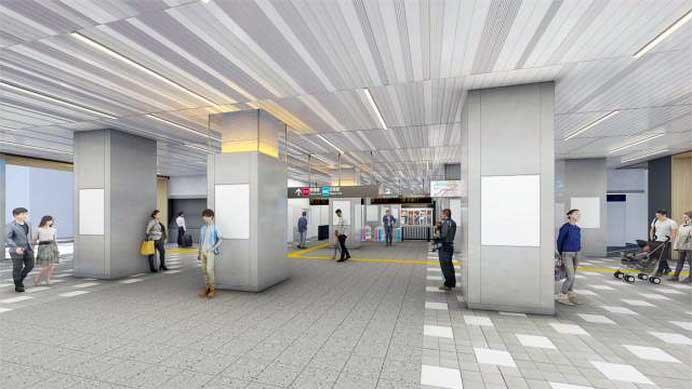 東急東横線・目黒線 新丸子駅のリニューアル工事に着手