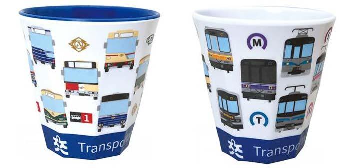 名古屋市交，「車両柄メラミンカップ」2種類を発売