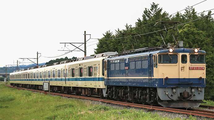 小田急8000形が甲種輸送される