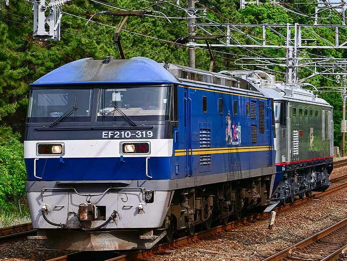 EF510-310が甲種輸送される