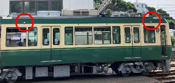 江ノ電,一部車両に側面カメラの設置など安全施策を実施