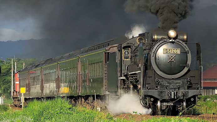 山口線でD51 200を使用した乗務員訓練列車運転