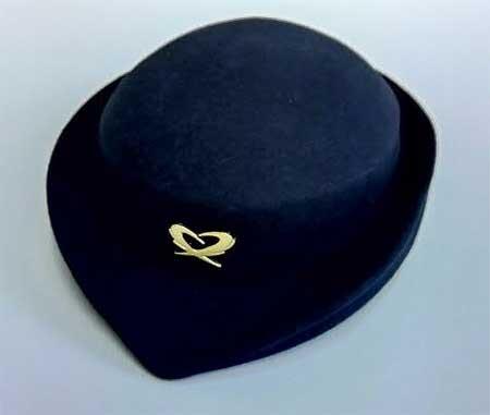 東海道新幹線パーサー旧制服「制帽（冬）」