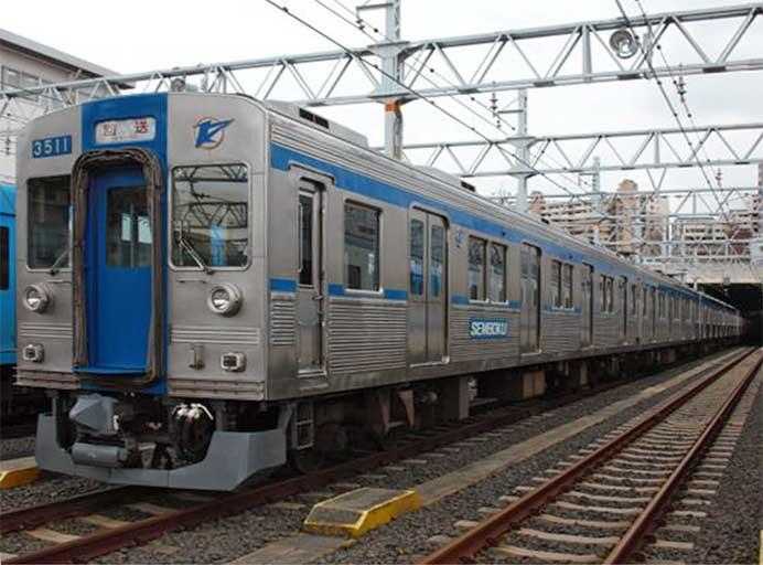 泉北高速鉄道，3000系8両を7月31日から復刻デザインで運転へ