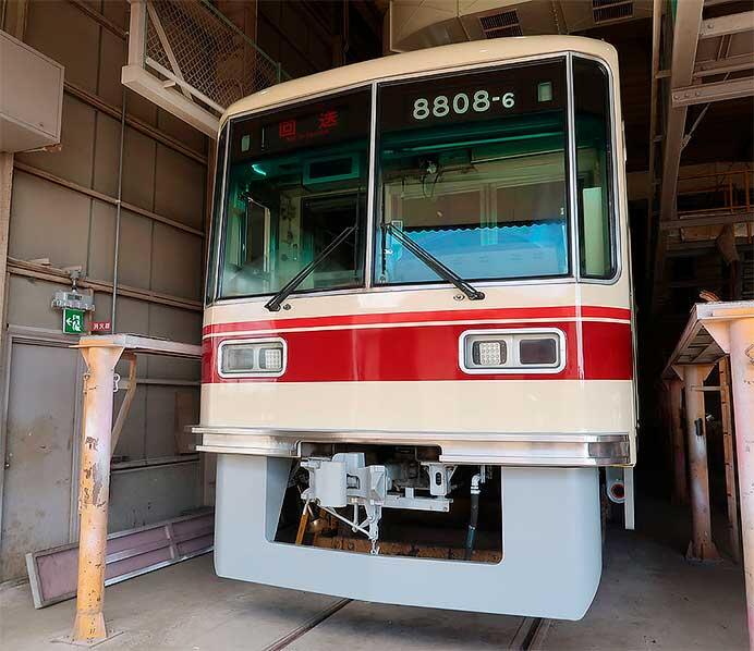 新京成，8800形1本を京成千葉線直通色に復刻