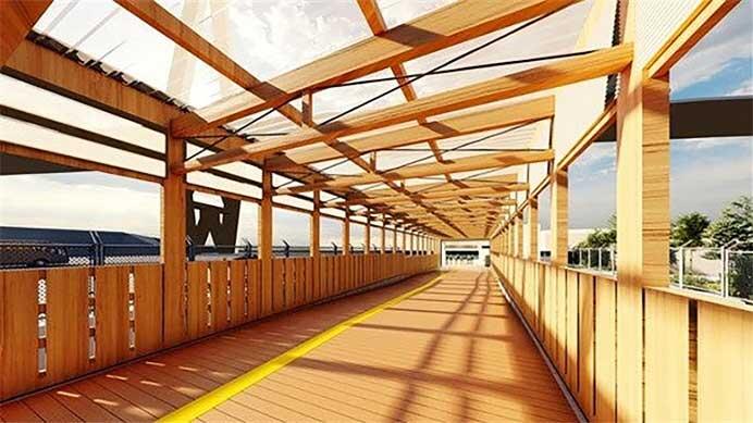 JR西日本,「大阪・関西万博」に向けて桜島駅を改良