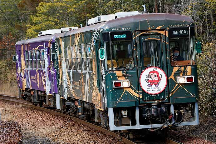 信楽高原鐵道で「チャッフィー」ヘッドマーク
