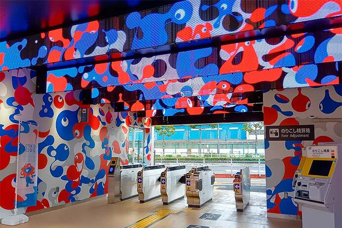 桜島駅で「万博臨時出場口」の使用開始