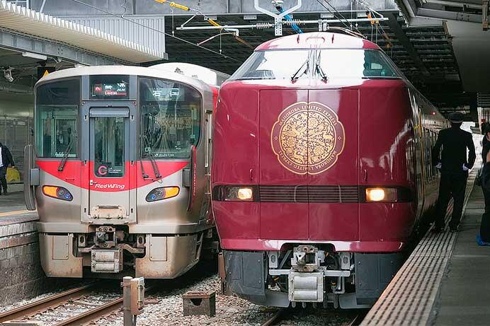 広島駅で683系「安寧」の展示会開催