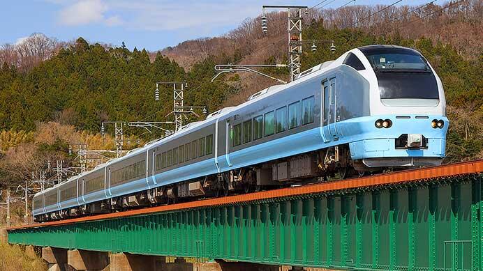 E653系K71編成が羽越本線を走行